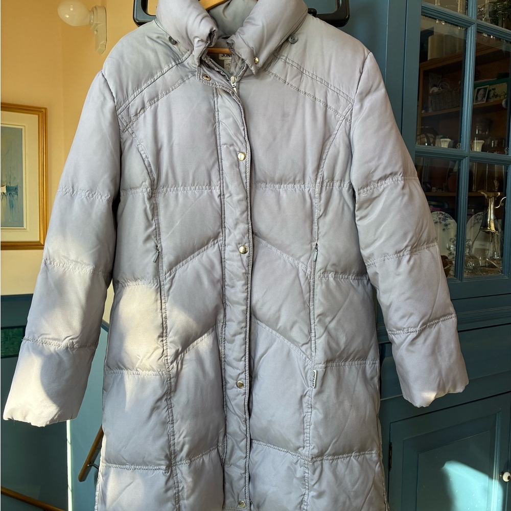 Women's Elegant Gray Puffer Jacket